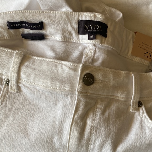 NYDJ white Marilyn crop  nordstroms - Picture 5 of 10
